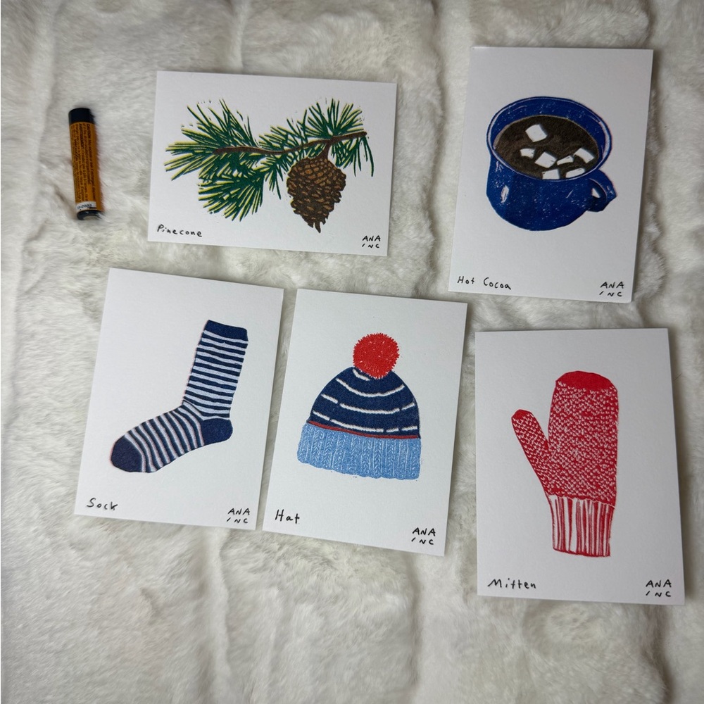 Winter Themed Inciardi mini print bundle